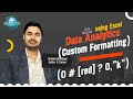Custom Formatting Part 1 (Lesson-6): Excel Basics for Data Analytics