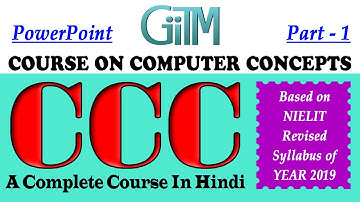 CCC - PowerPoint (Part-1) GIITM