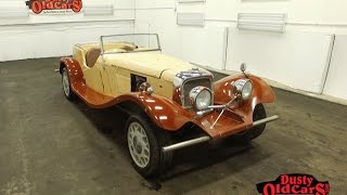 DustyOldCars 1939 Jaguar SS100 Kit Car SN:1896 1938 Jaguar Kit Car