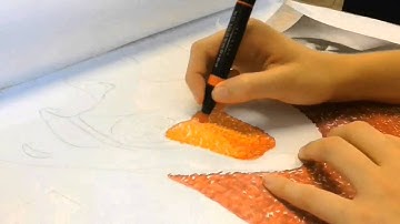 Self Portrait with Pointillism