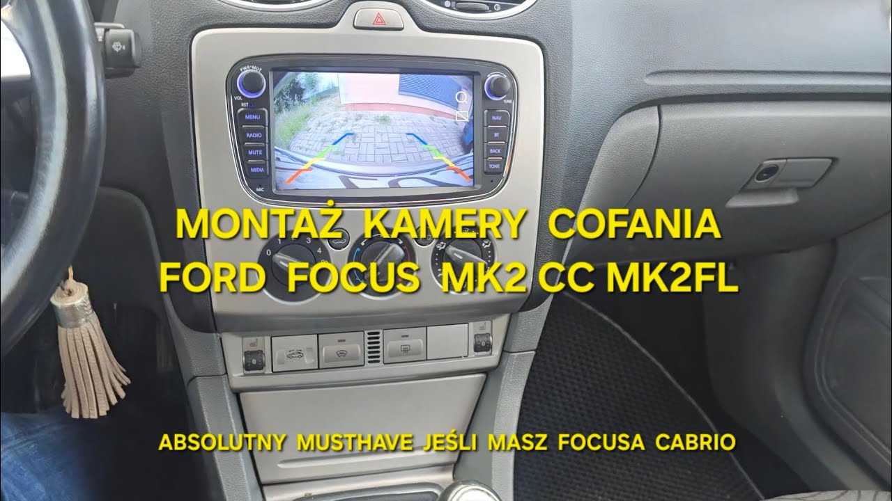 Montaż kamery cofania Ford 