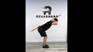 Dowel Hip Hinge - how to keep a neutral spine during a deadlift