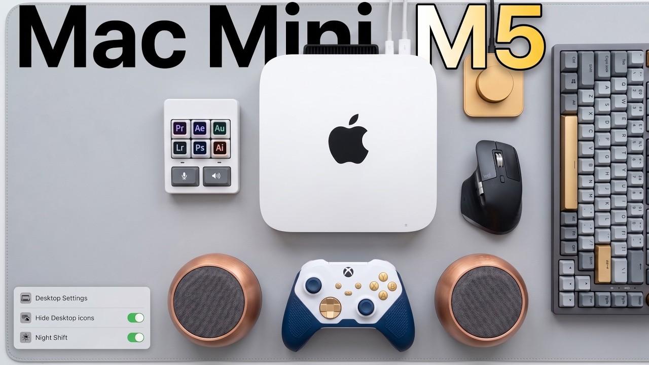 RIP 256GB: Apple's Mac Mini M5 is an INSANE Monster. - YouTube