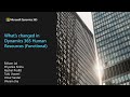 What’s changed in Dynamics 365 Human Resources (Functional) - TechTalk