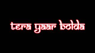 Tera Yaar Bolda - Dhol Mix chords