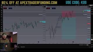 🔴 Live Streaming NQ Futures: KDS and Ghostdini - 25th Aug - Episode 14