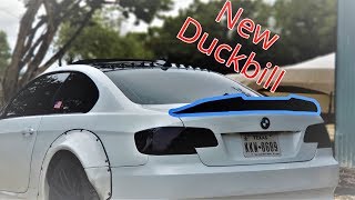 Installing a Carbon Fiber Wing on my BMW