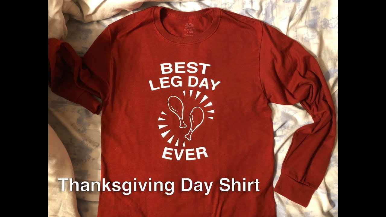 DIY Thanksgiving Shirt With Cricut 