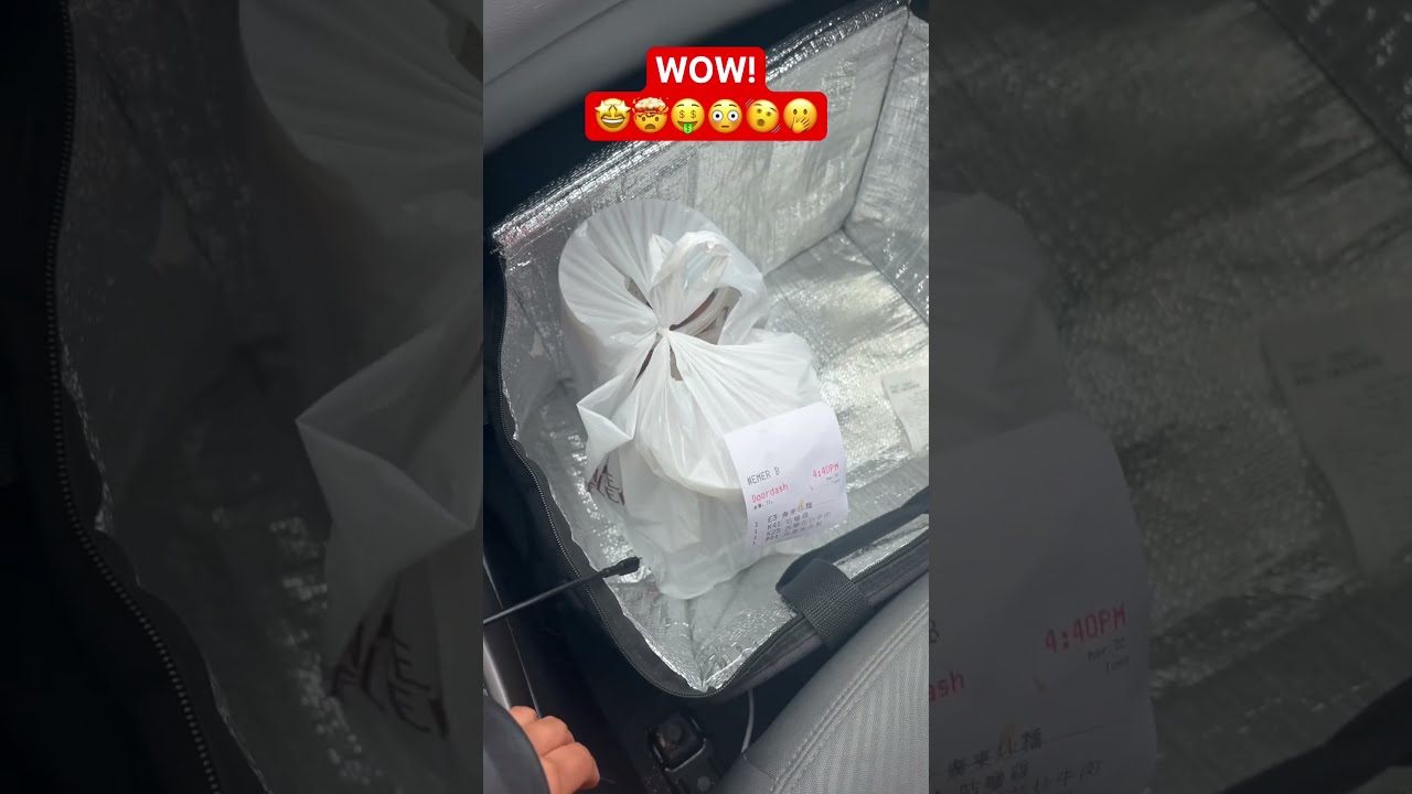 WOW 13 TIP FOR CHINESE FOOD shorts doordash fooddelivery WOW 13 TIP FOR CHINESE FOOD shorts doordash fooddelivery