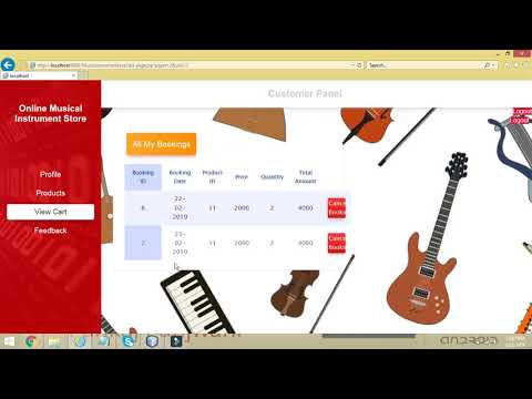 Musical Instrument Store Java Project