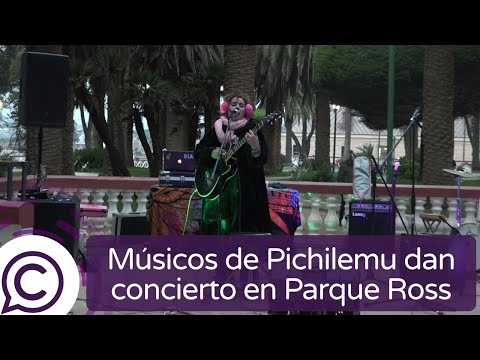 Músicos pichileminos dieron concierto en Parque Agustín Ross