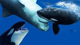 Büyük Beyaz Köpek Balığı vs Katil Balina - Katil Balinalar Neden Sulardaki En Tehlikeli Yırtıcıları