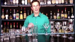 ALL THE GLASSWARE IN A BAR - Bartending 101