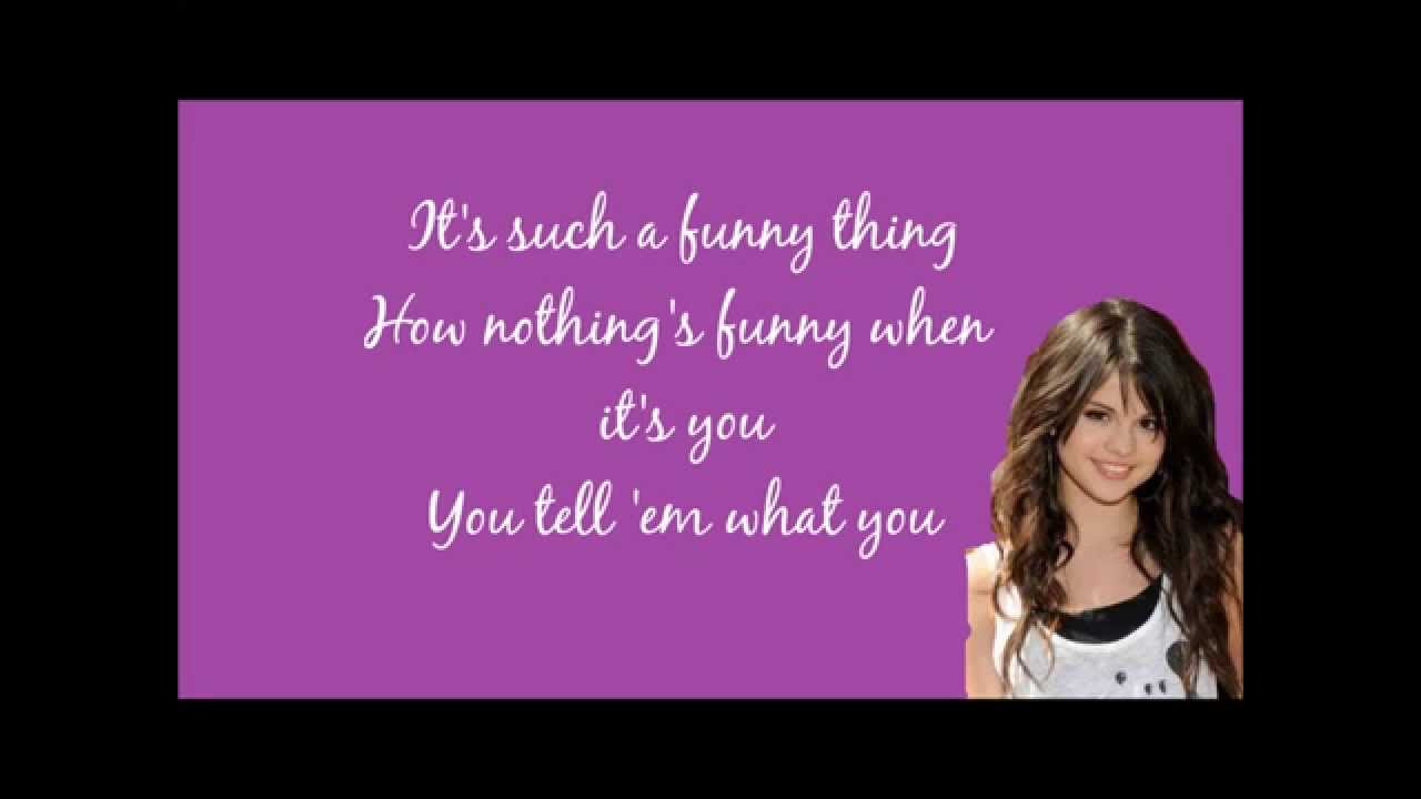 Who Says Selena Gomez Lyrics On Screen - YouTube