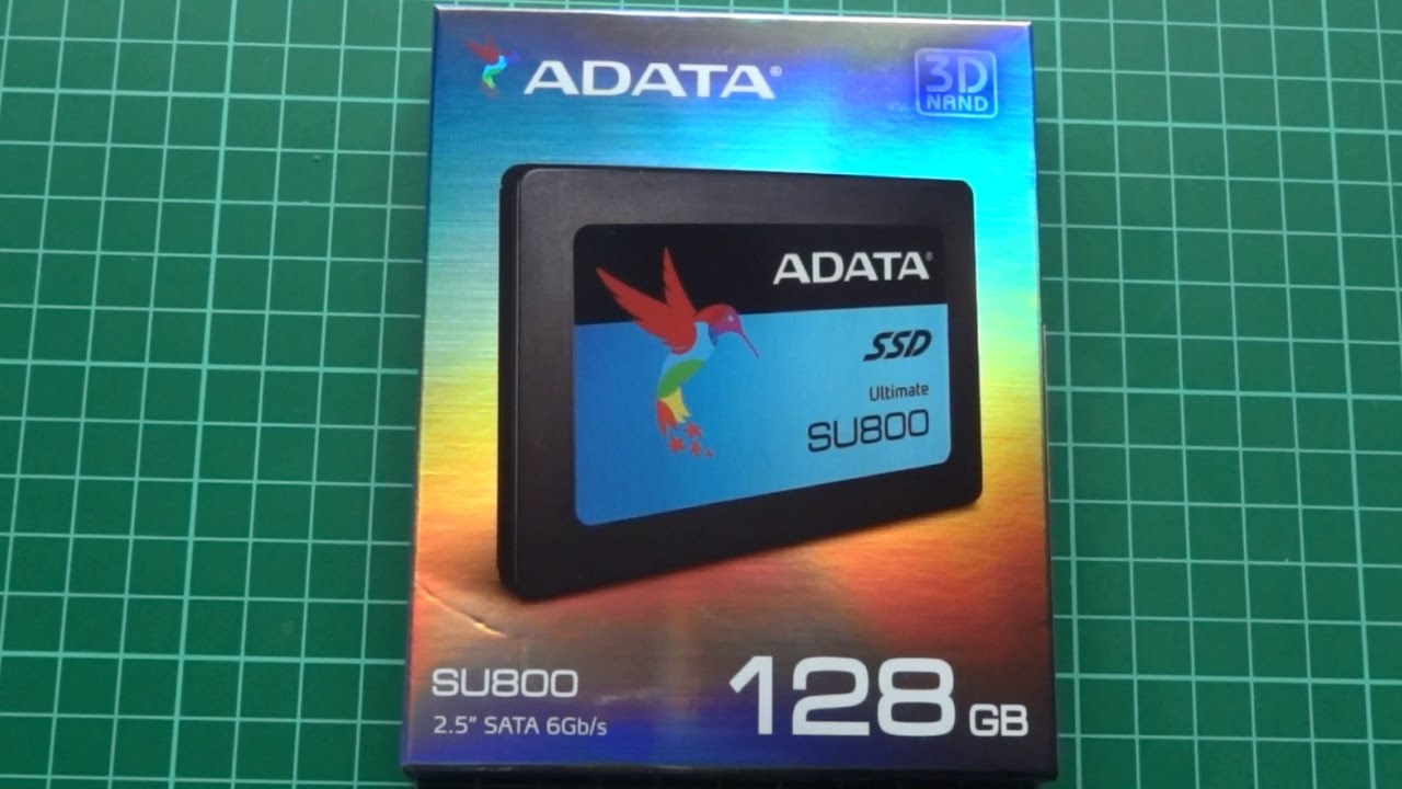ADATA Ultimate SU800 128GB SSD unboxing and benchmarks - YouTube