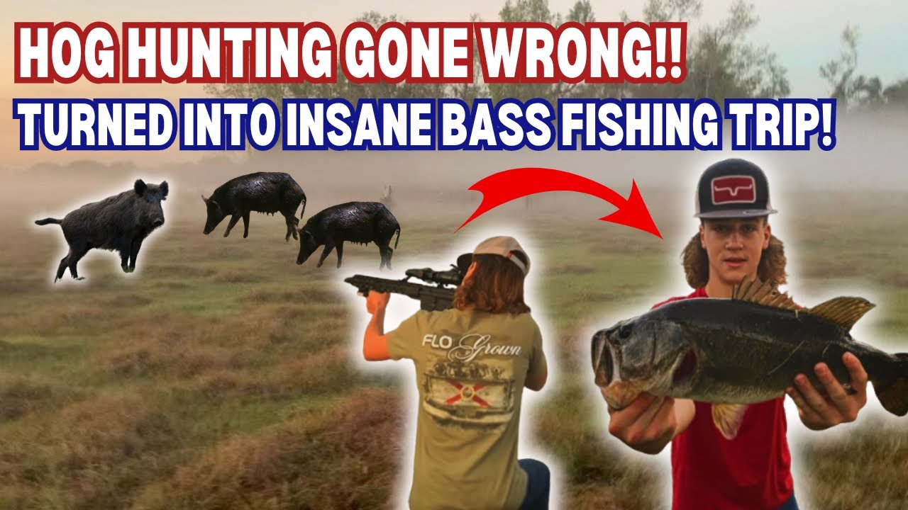 Hog Hunting GONE WRONG!! Turned into AWESOME Bass-Fishing trip!!