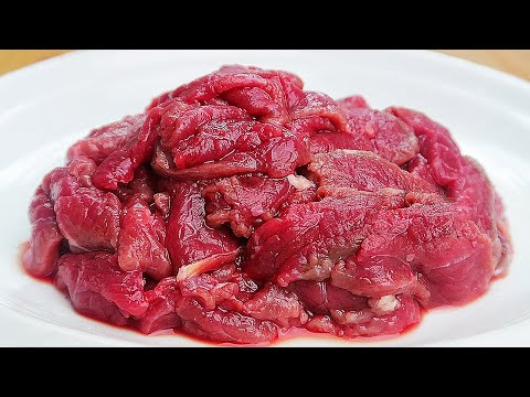 炒牛肉千萬別直接下鍋，教你正確做法，肉片更加鮮嫩入味，太香了
