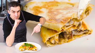 Quick & Easy Crispy Mushroom Quesadillas in 15Minutes | Bon Appétit