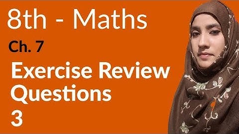 8th Class Math, Fundamentals of Geometry Review Exercise Q 3 - 8th Class Maths