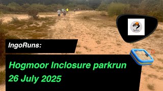 Hogmoor Inclosure #parkrun: sandy terrain in the middle of a forest