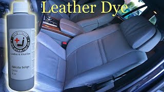 Restore Your Seats with Leather Dye!