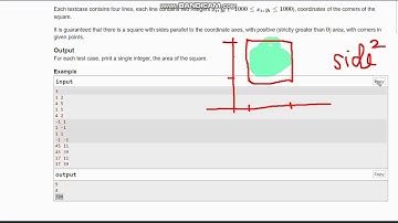 A. Square | Codeforces Round 920 (Div. 3) | Codeforces | Full solution