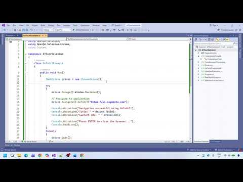 GoToUrl in Selenium | Navigate to URL Using WebDriver