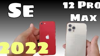 iphone SE vs iphone 12 Pro Max speed test #iphonese #test #iphone12