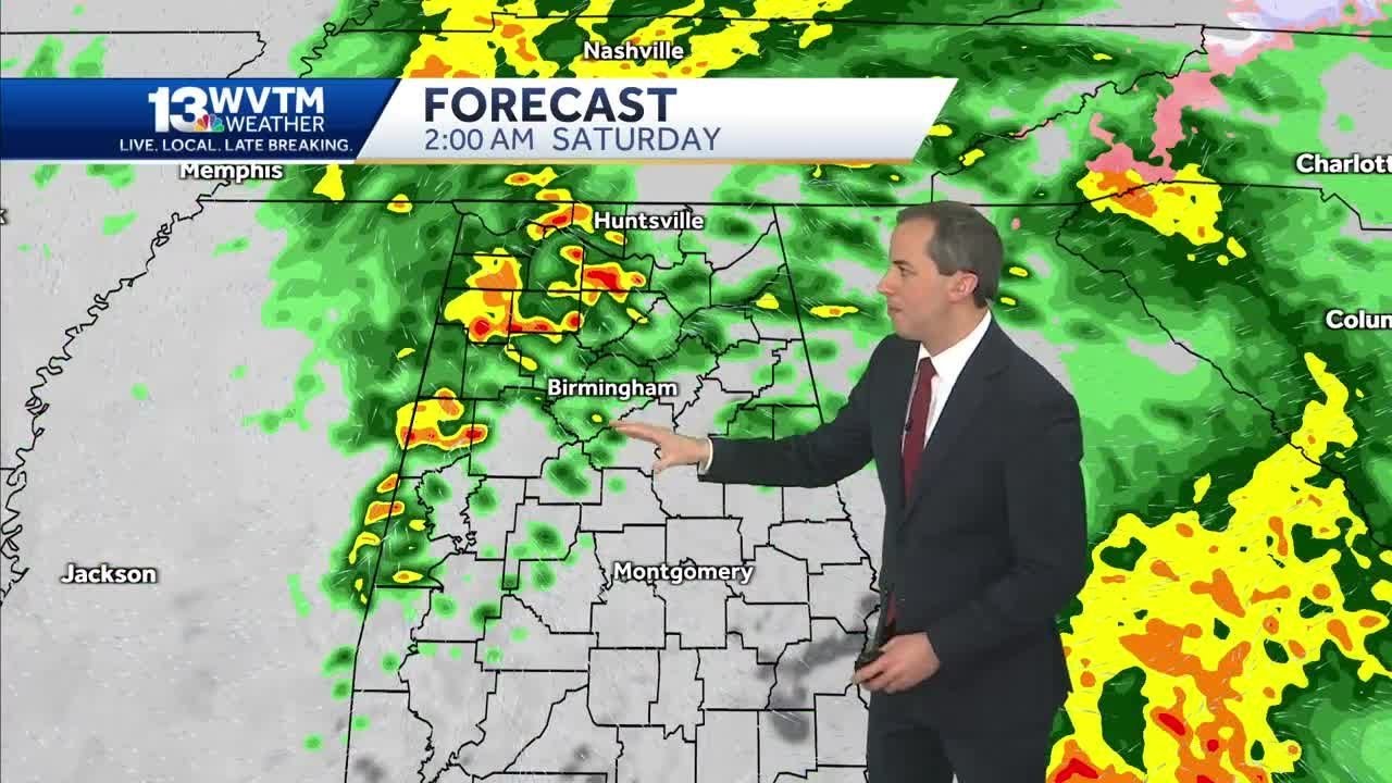Soaking rain tonight - YouTube