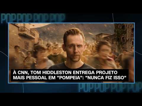 Tom Hiddleston vira “detetive” em "Pompeia" e revela projeto mais pessoal da carreira