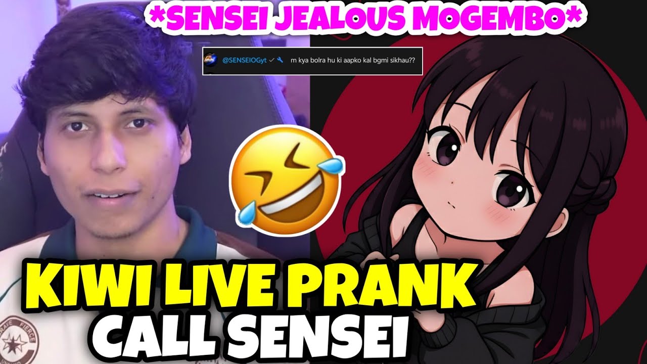 Kiwi Prank Call Sensei🤣 Sensei Jealous From Mogembo😅 Kiwi Sensei Funny Moments