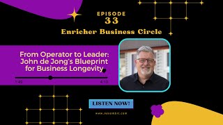 From Operator to Leader: John de Jong’s Blueprint for Business Longevity