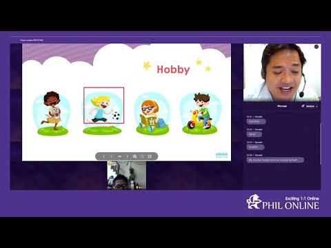 Video Lớp học tiếng Anh online 1 kèm 1 của bé Minh - YouTube