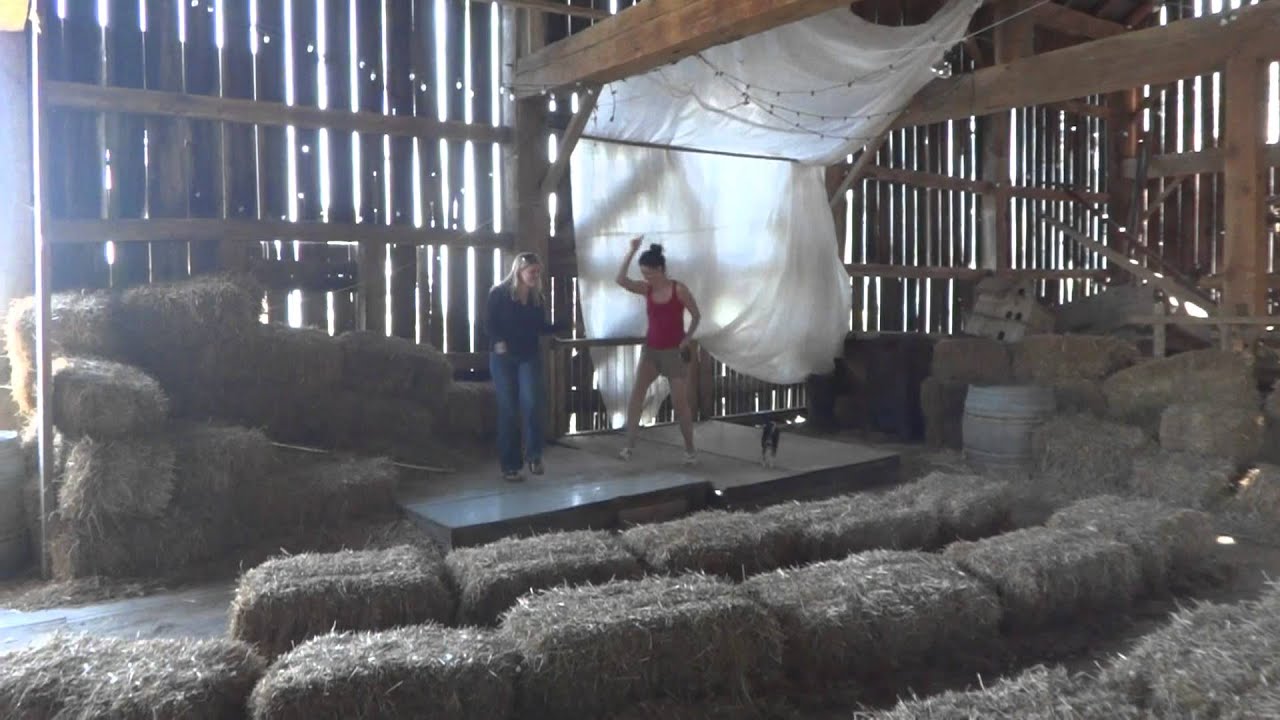 Girls Dance in Footloose Barn YouTube