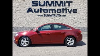 2015 CHEVROLET CRUZE LT1 TURBO FOND DU LAC OSHKOSH WISCONSIN SOLD! 8T319C  www.SUMMITAUTO.com