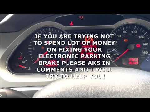 AUDI - Electronic and wiring problems with electronic parking brake