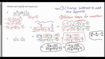 notes add and subtract rationals and complex fractions
