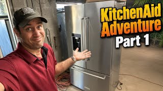 New KitchenAid Refrigerator Adventure Part 1 | Nothing is cooling at all….