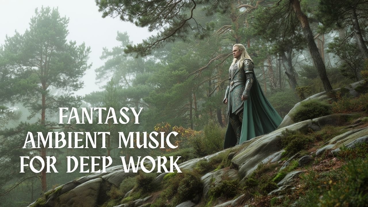 Medieval Fantasy Ambient Music for Focus/Study/Relaxation | Harp, Lute, Choir Pads