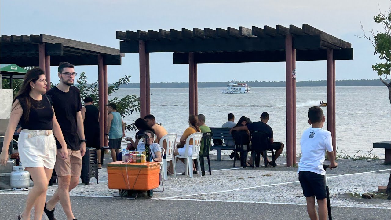 Portal da Amazônia - A orla de lazer de Belém no por do sol 🌞 às vésperas da COP30