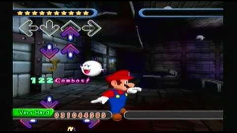 Dance Dance Revolution Mario Mix - Moustache, Barrel, and Gorilla