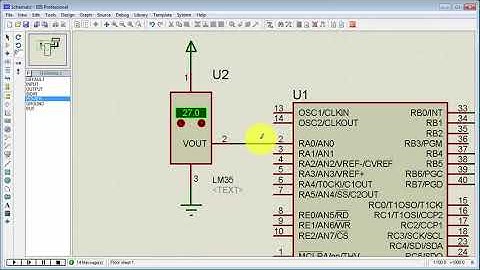 Vi điều khiển PIC16F877A kết hợp cảm biến nhiệt LM35 -An Bứa Official