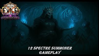 PATH OF EXILE 3.27 PURE 12 SPECTRE SUMMONER ENDGAME GAMEPLAY T17 MAPPING BOSSING SIMULACRUM HIGH B