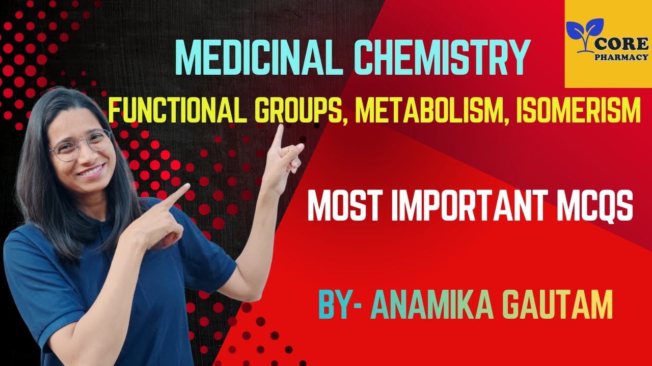 Top 20 Medicinal Chemistry MCQs | Most Important Topics Functional , Metabolism | Competitive  Exam”