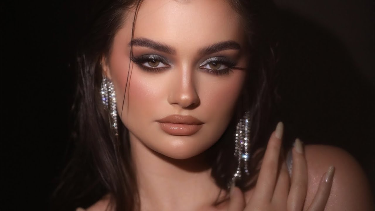 مكياج سموكي فضي | ليان ناصر