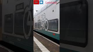 Ausfahrt einer BR.3462 (Desiro HC) in den Abstell Bahnhof Brandenburg Hbf. RE1 Leerfahrt. (ODEG)