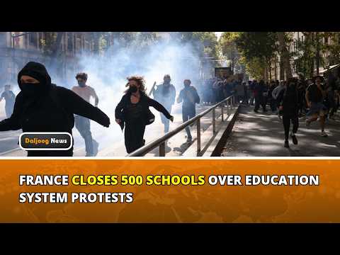 Video France Closes 500 Schools Amid Mass Student Protests