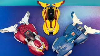 Transformers Re-Animated Arcee, Chromia, Dragstrip Action Figure Review