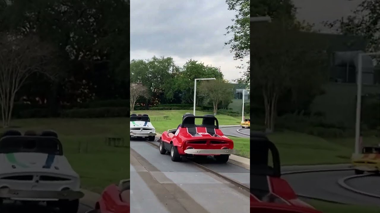 Tomorrowland Speedway (Tron Construction) Magic Kingdom 2021