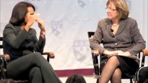 Harvard Lecture - Condoleezza Rice on Income Inequality